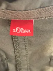 Vorschaubild 6 von Damen Hemdbluse Gr. 42 XL Oliv Kurzarm Casual Bluse