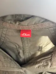 Vorschaubild 5 von Damen Hemdbluse Gr. 42 XL Oliv Kurzarm Casual Bluse