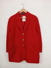 Vorschaubild 2 von Damen Blazer Rot Gr. 46/3XL Klassisch Wolle