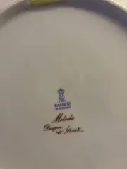 Vorschaubild 3 von Kaiser Melodie Servierplatte Porzellan 30cm Weiß Vogel Florales Muster Festlich