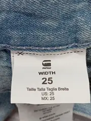 Vorschaubild 4 von Damen Jeans W25/34/XS Blau 3D Fatigue Tapered Fit Casual