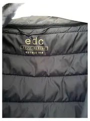 Vorschaubild 4 von EDC Damen Steppjacke Übergangsjacke Gr. 38/M Blau Casual mit Kapuze