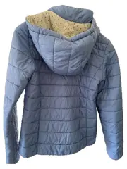 Vorschaubild 3 von EDC Damen Steppjacke Übergangsjacke Gr. 38/M Blau Casual mit Kapuze