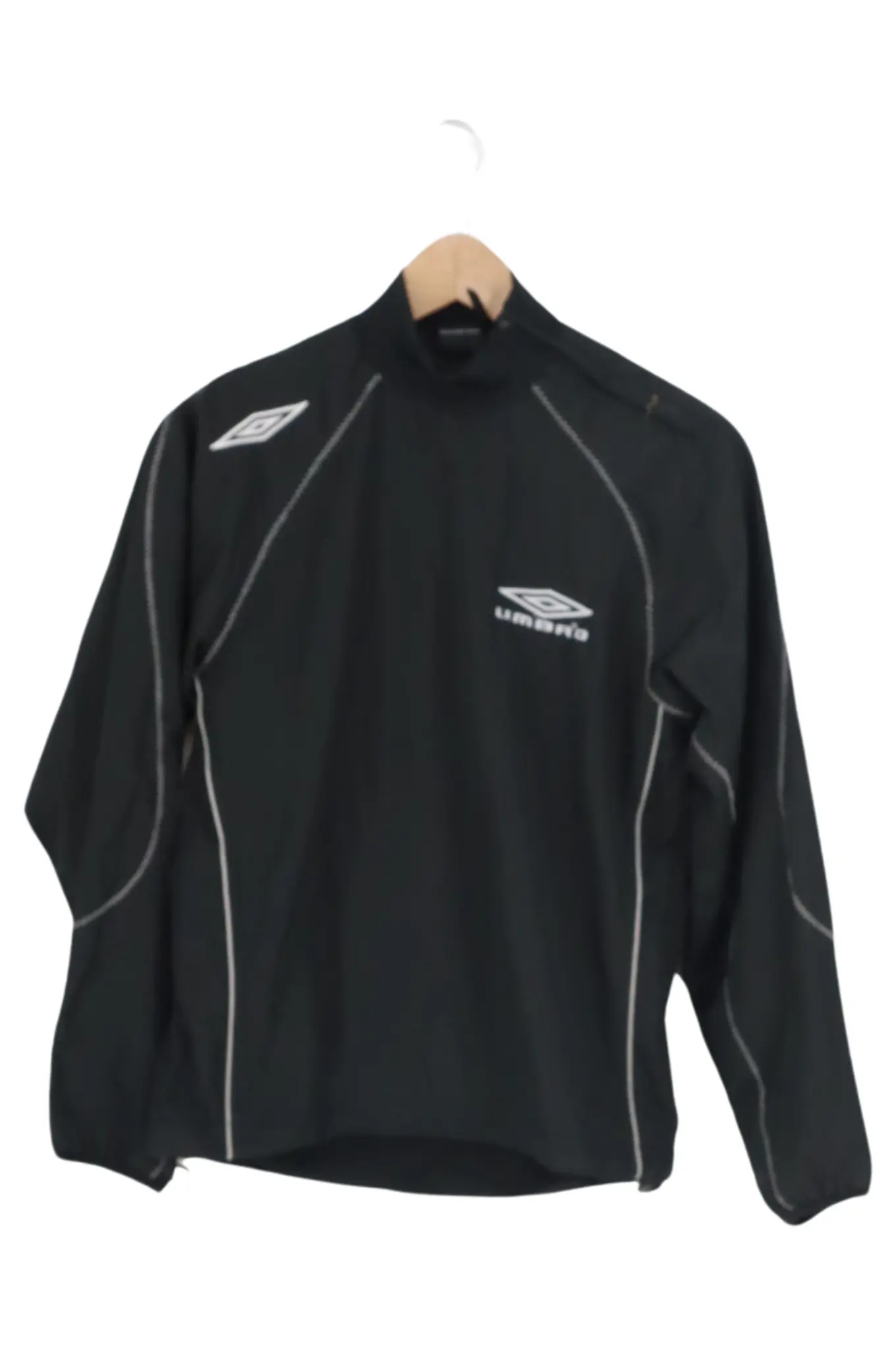 UMBRO Trainingsjacke Damen Gr. 40/L Schwarz Sportlich