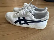 Vorschaubild 3 von Sneaker Low Herren Weiß Leder Retro Gr. 42.5 Freizeit Logo