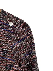 Vorschaubild 3 von Damen Festliches Kleid Gr. 34 Mehrfarbig Elegant Strukturmuster