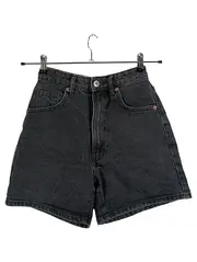 Vorschaubild 1 von Damen Jeansshorts Schwarz Casual Größe 32