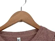 Vorschaubild 3 von Damen Pullover Puffärmel Rosa Meliert Gr. S 36 Strickpullover