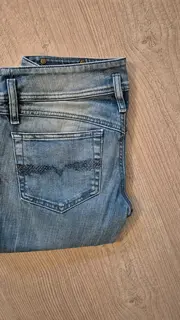 Vorschaubild 4 von Matic Damen Jeans Regular Fit W28 L32 Blau Denim Hose