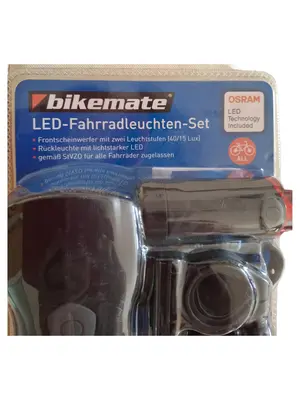 BIKEMATE Fahrradbeleuchtung