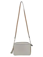 Vorschaubild 2 von Umhängetasche Damen Weiß Elegant Luxuriös Gesteppt Logo 25x16cm