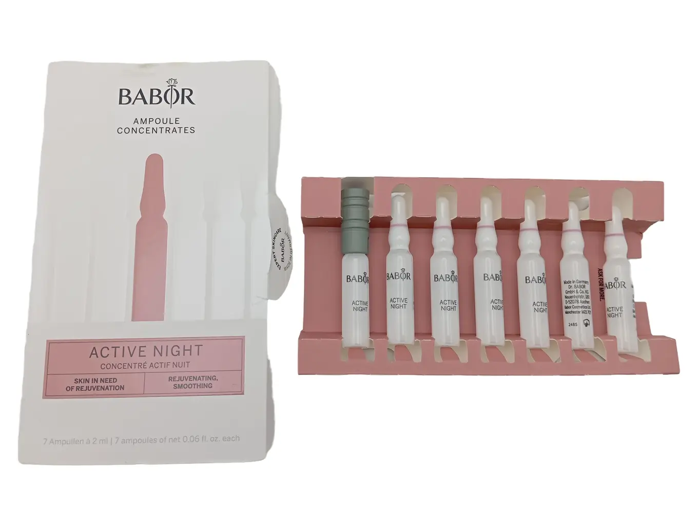 BABOR Active Night Ampullen Serum Damen 14ml Nachtpflege Konzentrat