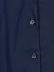 Vorschaubild 6 von Damen Hemdbluse Basic Langarm Blau Gr. 38/M Baumwolle