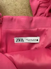 Vorschaubild 4 von Damen Festliches Kleid Pink Elegant Puffärmel Gr. 42;XL