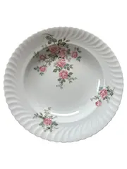Vorschaubild 1 von KAISER Suppenteller Weiß Porzellan Rosenmuster Klassisch Teller