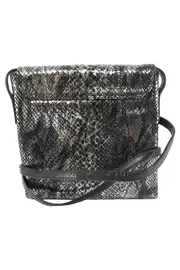 Vorschaubild 2 von Damen Umhängetasche Grau Tierdruck Schlangenmuster Elegant Business