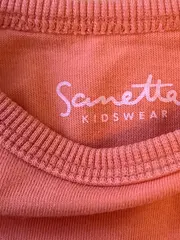 Vorschaubild 9 von Mädchen T-Shirt Gr. 86 Orange Tiermotive Rüschen Pailletten Baumwolle