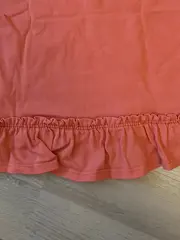 Vorschaubild 5 von Mädchen T-Shirt Gr. 86 Orange Tiermotive Rüschen Pailletten Baumwolle