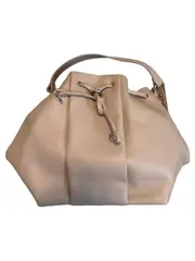 Vorschaubild 2 von Basic Collection Damen Beuteltasche Kunstleder Beige Mittel Alltag