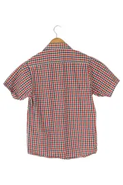 Vorschaubild 2 von REBEL Kinder Freizeithemd Gr. 158 Mehrfarbig Kariert Kurzarm Casual Hemd