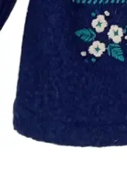 Vorschaubild 5 von Strickjacke Mädchen Gr. 110 Blau Charmant Blumenmuster
