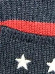 Vorschaubild 2 von Kinder Pullover Gr. 152 Blau Gestreift Sterne Baumwolle