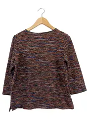 Vorschaubild 2 von Pullover Damen 38/M Mehrfarbig Meliert Casual Zierknöpfe