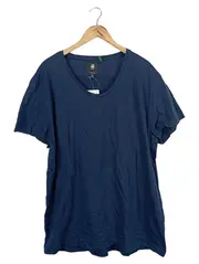 Vorschaubild 1 von Herren T-Shirt Blau Gr. 44/XS Casual Baumwolle