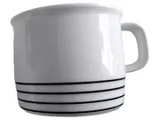 Vorschaubild 1 von Thomas Germany Porzellan Tasse weiß mit schwarzen Streifen minimalistisch