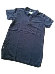 Vorschaubild 1 von STC Kinder Poloshirt Gr. 152 Blau Kurzarm Casual Baumwolle