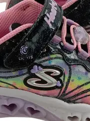 Vorschaubild 3 von Mädchen Sneaker low Gr. 28 Mehrfarbig Glitzer Leuchtschuhe