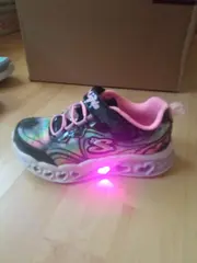Vorschaubild 2 von Mädchen Sneaker low Gr. 28 Mehrfarbig Glitzer Leuchtschuhe