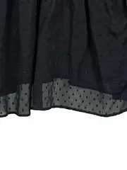 Vorschaubild 4 von Damen Bluse Gr. S Schwarz Rüschen Smok Plumetis Langarm