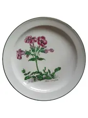 Vorschaubild 1 von Botanica Phlox crassifolia Wandteller Porzellan 20cm weiß