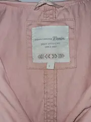 Vorschaubild 3 von Denim Damen Parka Übergangsjacke Rosa Gr. S Kapuze