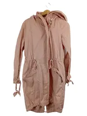 Vorschaubild 1 von Denim Damen Parka Übergangsjacke Rosa Gr. S Kapuze
