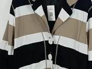 Vorschaubild 2 von Damen Blazer gestreift Mehrfarbig Gr. 44/XXL