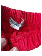Vorschaubild 5 von Baby Mädchen Shorts Gr. 62 rot Maus Stickerei Baumwolle
