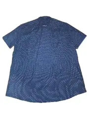 Vorschaubild 2 von Herren Kurzarmhemd Freizeithemd Muster Blau Gr. 3XL