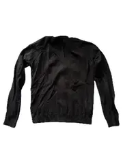 Vorschaubild 2 von Damen Strickjacke Cardigan V-Ausschnitt Schwarz Gr. M