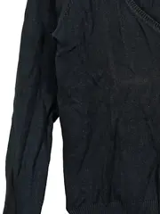Vorschaubild 5 von Damen Strickjacke Cardigan V-Ausschnitt Schwarz Gr. M