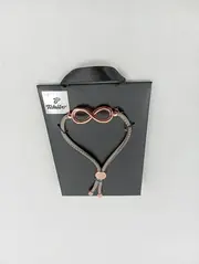 Vorschaubild 1 von Damen Armband Infinity Roségold Messing verstellbar Elegant