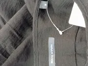 Vorschaubild 3 von Damen Bluse Gr. 38/M Schwarz Viskose Klassisch Casual Langarm
