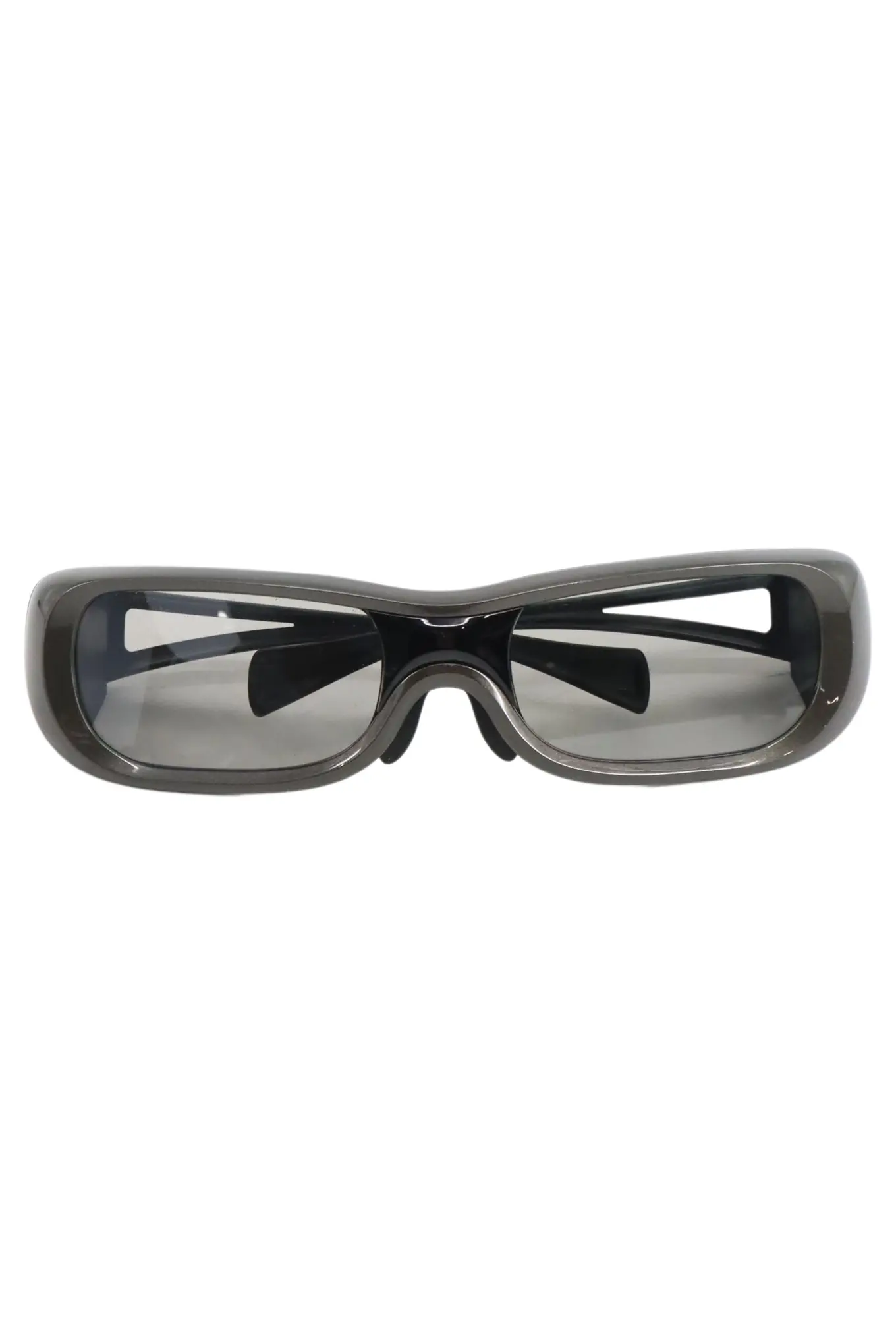 MARKENLOS Sonnenbrille GX-13AF Futuristisch Sportlich Schwarz Unisex