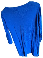 Vorschaubild 3 von Strickkleid Damen Blau One Size Casual Midikleid