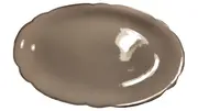 Vorschaubild 1 von Inka Servierplatte oval Muschelrand Porzellan 31 cm Beige
