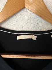 Vorschaubild 4 von Damen Pullover V-Ausschnitt Langarmshirt Gr. 36 Schwarz Casual