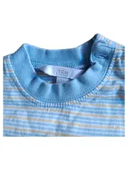 Vorschaubild 2 von TCM Baby T-Shirt Gr. 74/80 Kurzarm Gestreift Blau Gelb Jungen