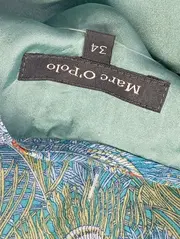 Vorschaubild 3 von Damen Freizeitkleid Gr. 34/XS Blau Florales Muster Bohemian