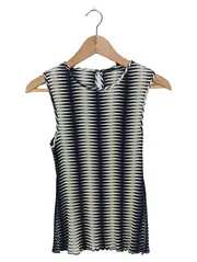 Vorschaubild 1 von Damen Top Shirt Zickzackmuster Gr. 34 Modern Mehrfarbig Polyester